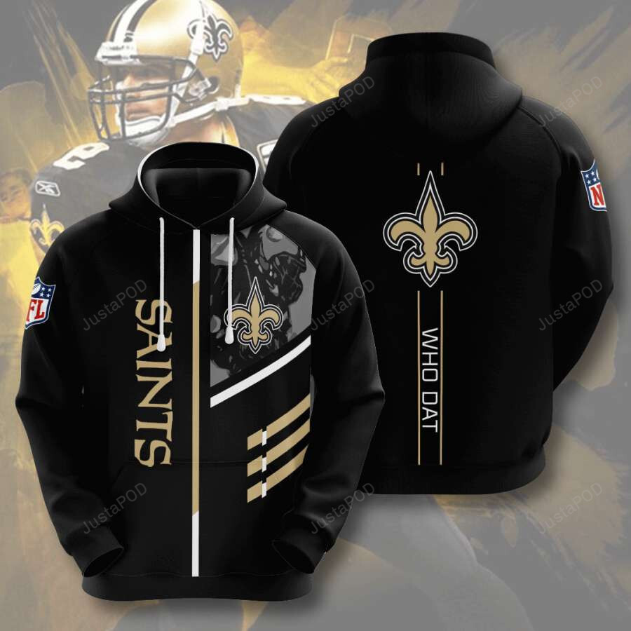 New Orleans Saints 3d All Over Print Hoodie Zip-up Hoodie