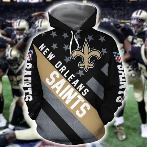 New Orleans Saints Nfl For Saints 3d All Over Print Hoodie Zip-up Hoodie