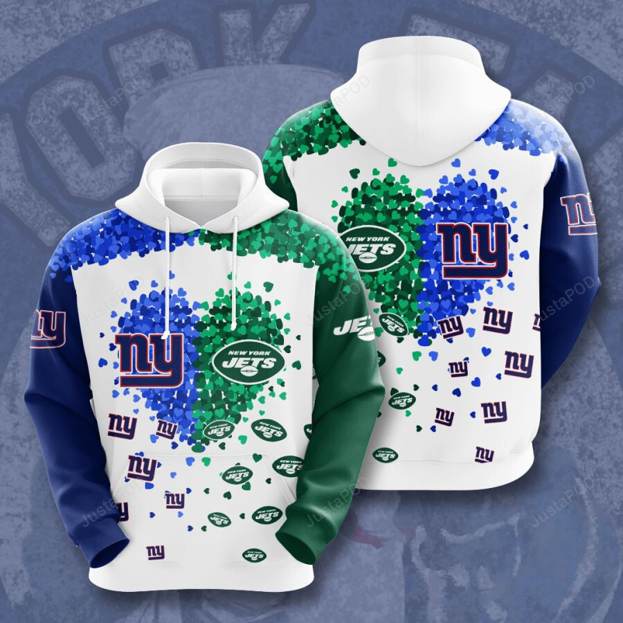 New York Giants 3d All Over Print Hoodie Zip-up Hoodie-trungten-mjn1x