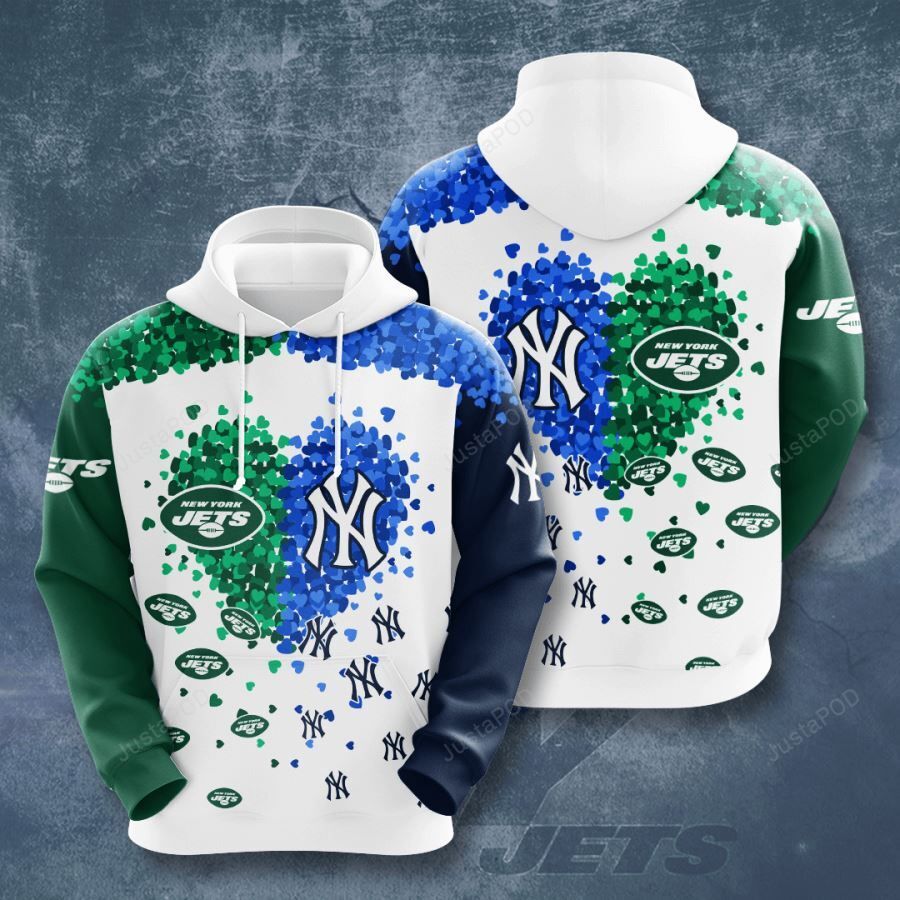 New York Jets 3d All Over Print Hoodie Zip-up Hoodie-trungten-ydbdg