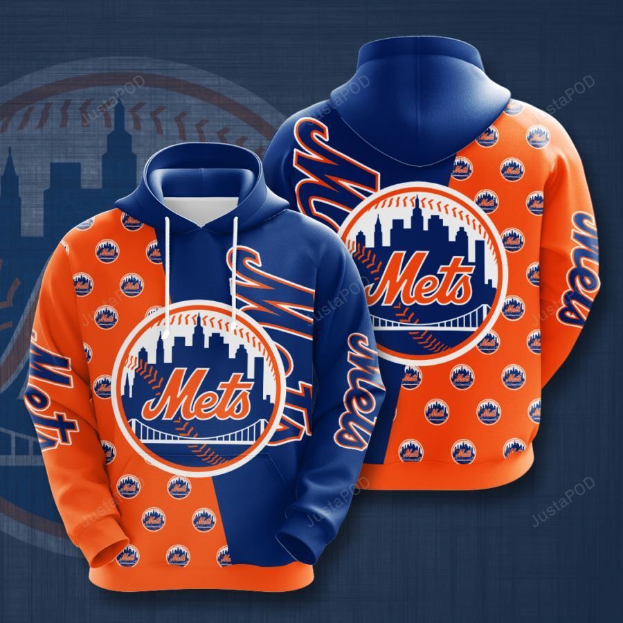 New York Mets 3d All Over Print Hoodie Zip-up Hoodie-trungten-2v6d3