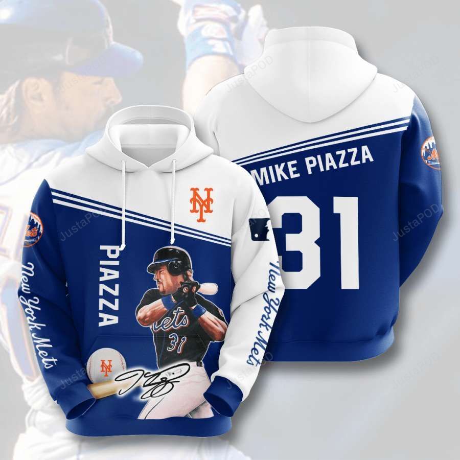 New York Mets 3d All Over Print Hoodie Zip-up Hoodie-trungten-75wne