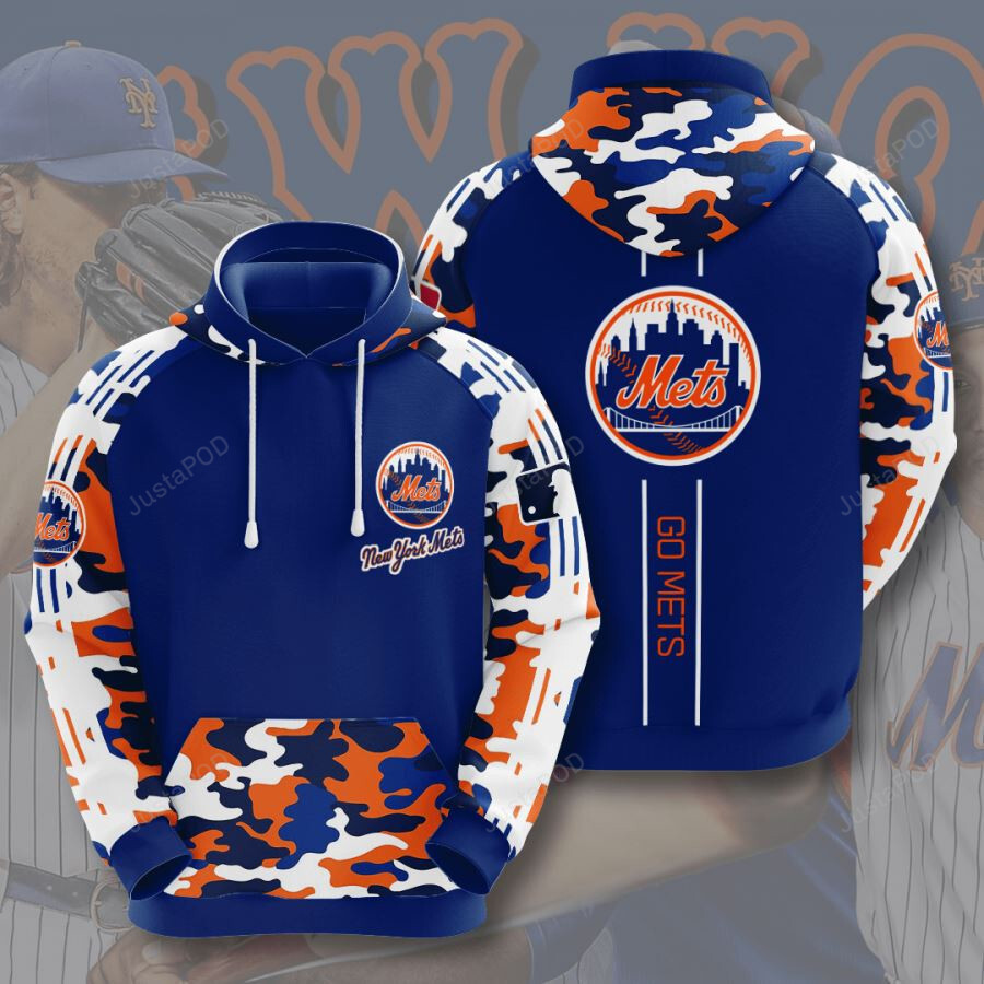 New York Mets 3d All Over Print Hoodie Zip-up Hoodie-trungten-yjuqn