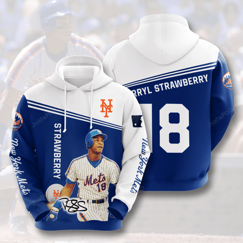 New York Mets Darryl Strawberry All Over Printed Hoodie