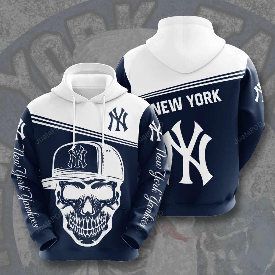 New York Yankees 3d All Over Print Hoodie Zip-up Hoodie-trungten-2jl3v