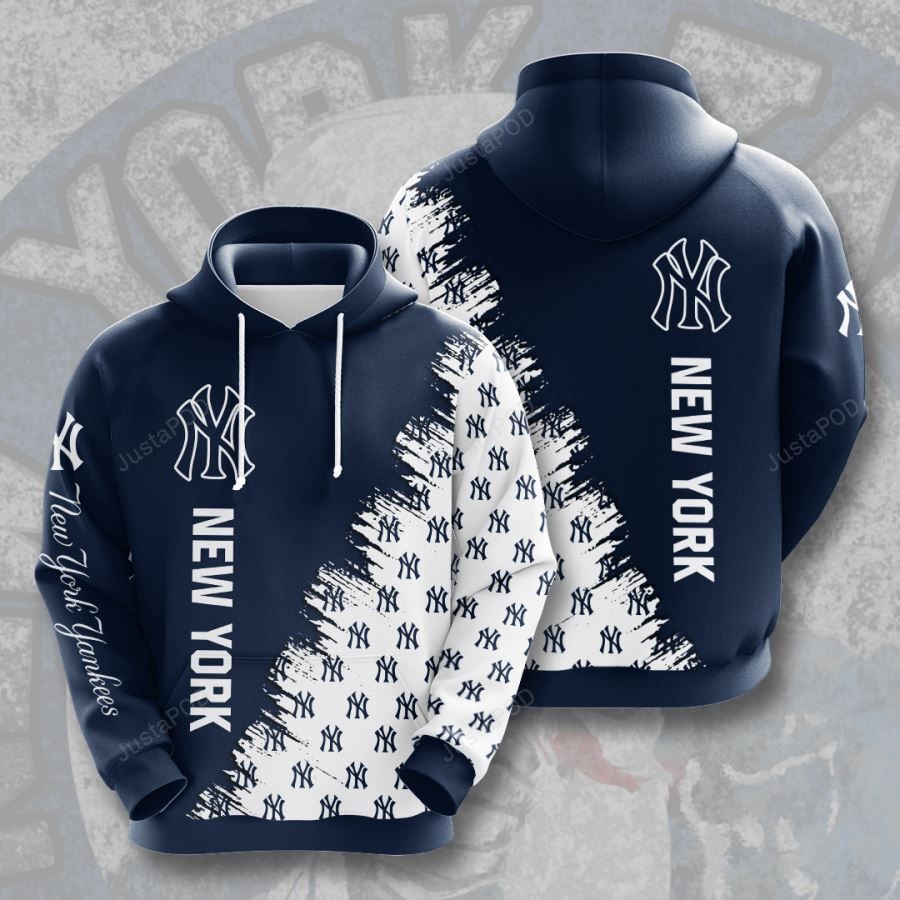 New York Yankees 3d All Over Print Hoodie Zip-up Hoodie-trungten-2qp3t