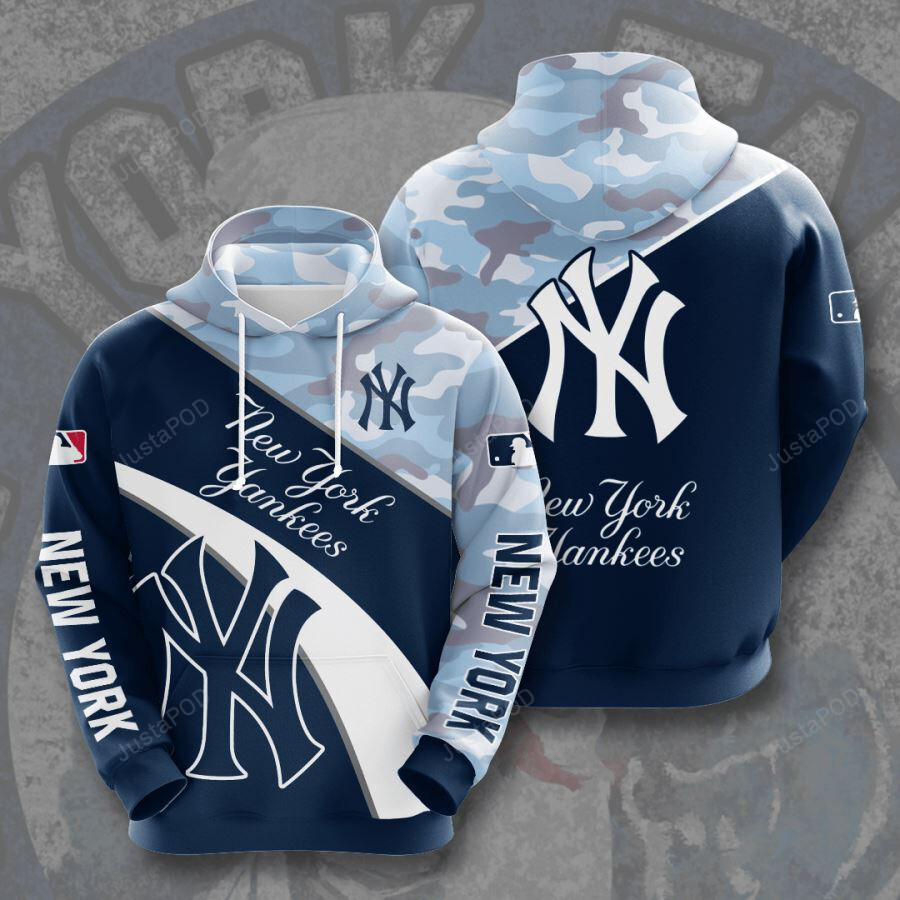 New York Yankees 3d All Over Print Hoodie Zip-up Hoodie-trungten-70u0i