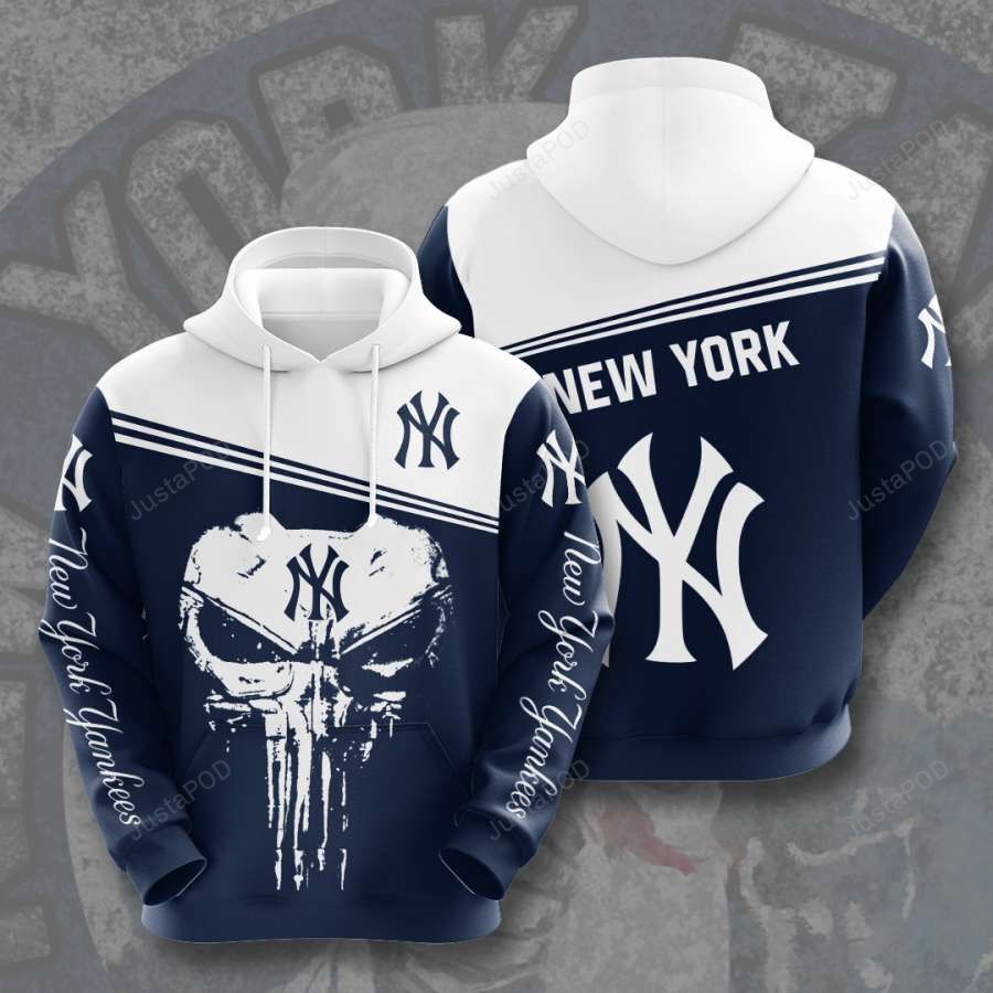 New York Yankees 3d All Over Print Hoodie Zip-up Hoodie-trungten-9dh0b