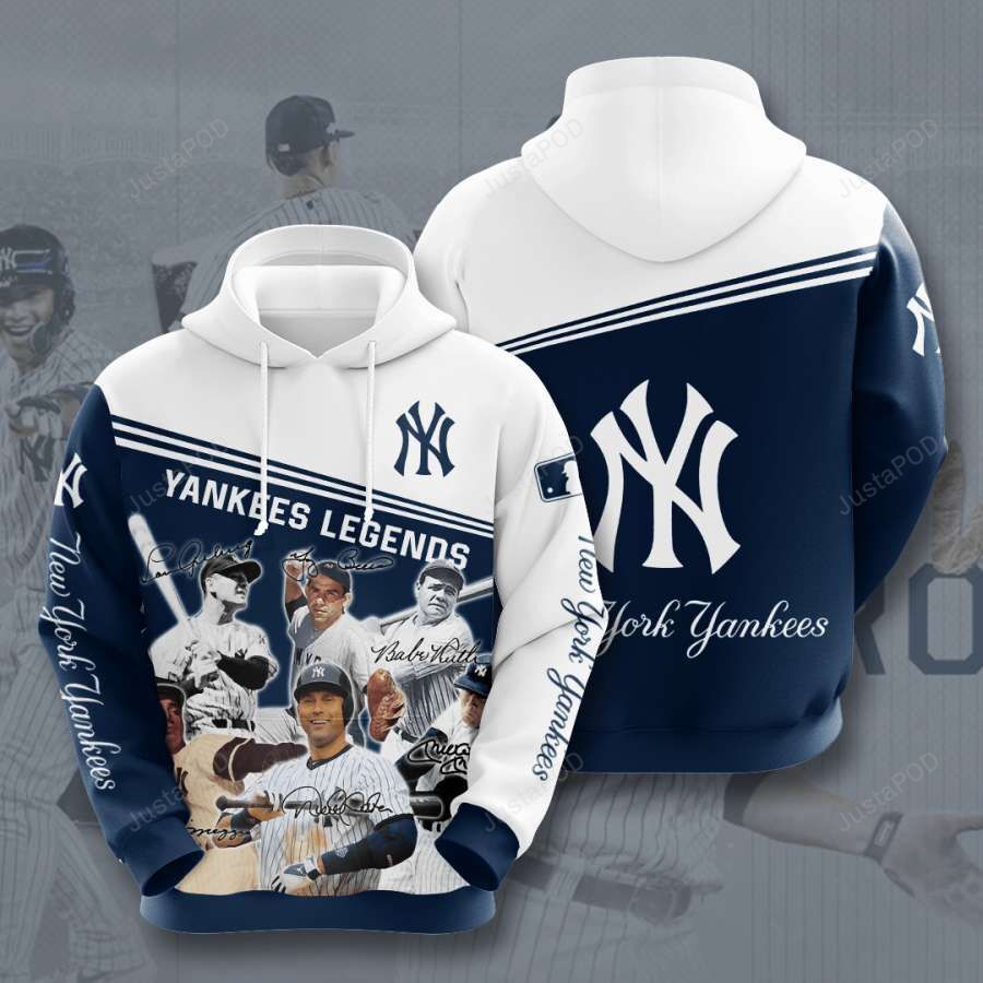 New York Yankees 3d All Over Print Hoodie Zip-up Hoodie-trungten-9y2tb