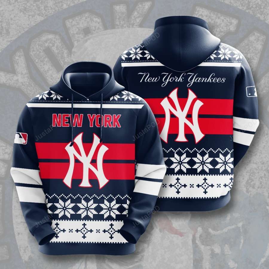 New York Yankees 3d All Over Print Hoodie Zip-up Hoodie-trungten-cwycg