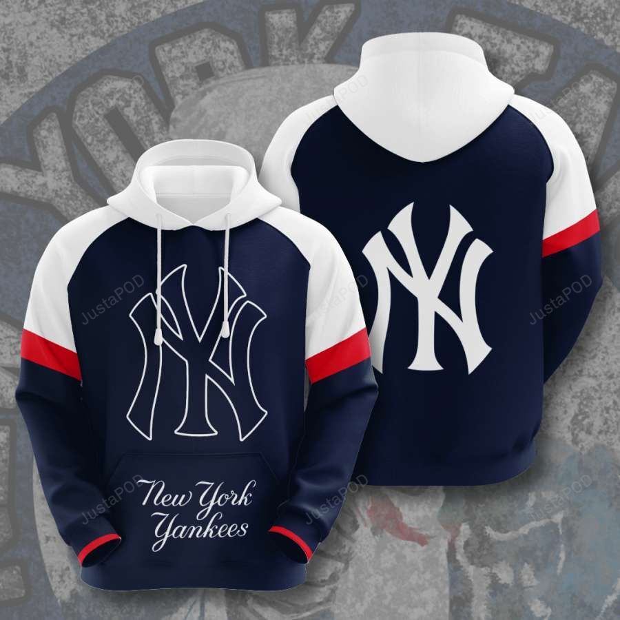 New York Yankees 3d All Over Print Hoodie Zip-up Hoodie-trungten-fz95o