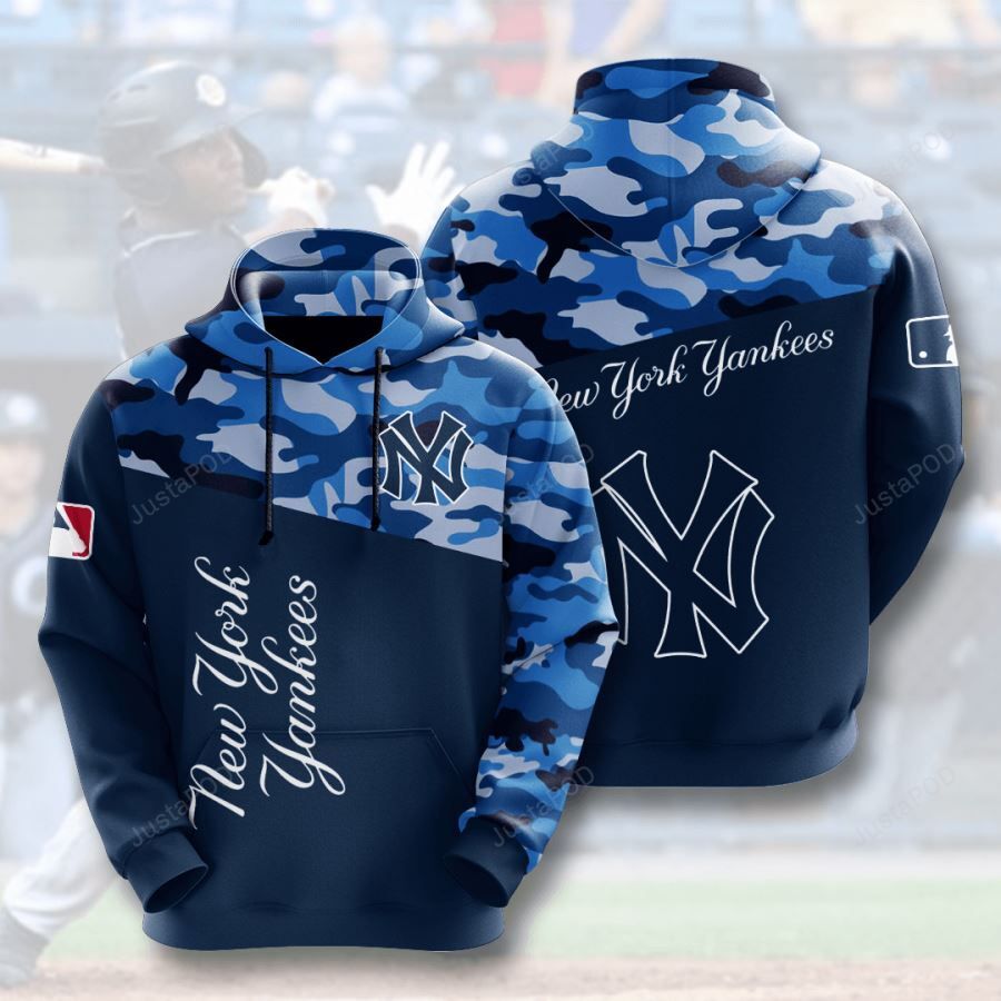 New York Yankees 3d All Over Print Hoodie Zip-up Hoodie-trungten-oa5ka