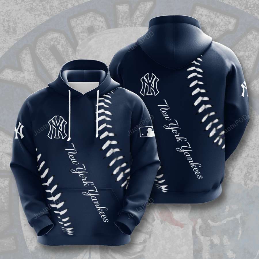 New York Yankees 3d All Over Print Hoodie Zip-up Hoodie-trungten-rr8mp