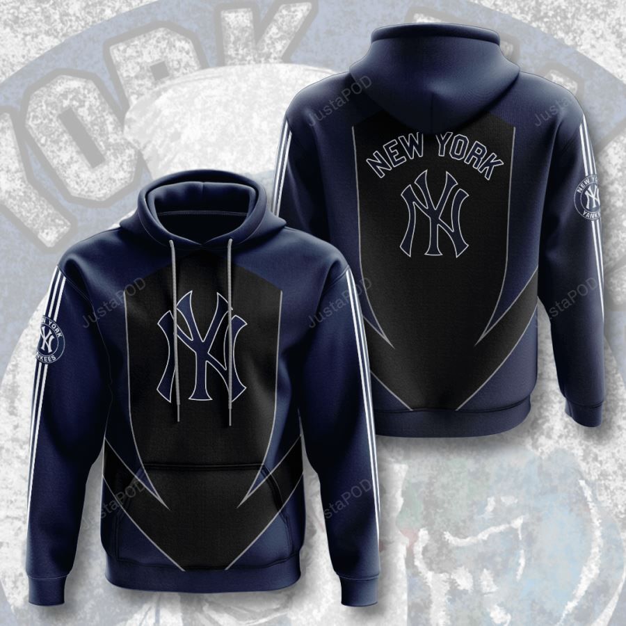 New York Yankees 3d All Over Print Hoodie Zip-up Hoodie-trungten-ssky5