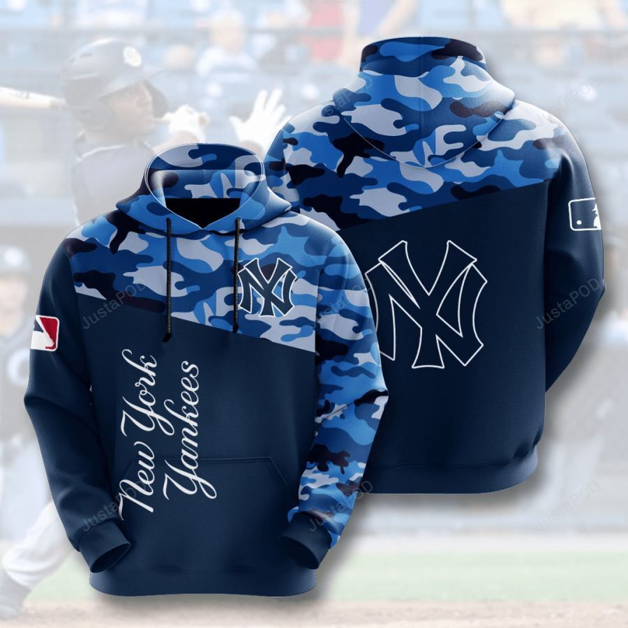 New York Yankees 3d All Over Print Hoodie Zip-up Hoodie-trungten-t65ib