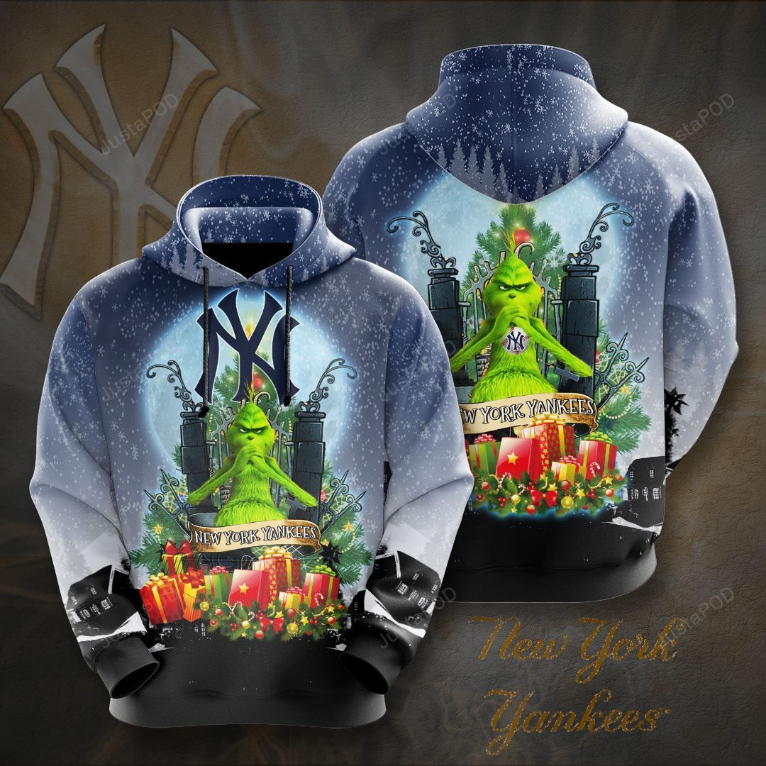 New York Yankees 3d All Over Print Hoodie Zip-up Hoodie-trungten-u9gae