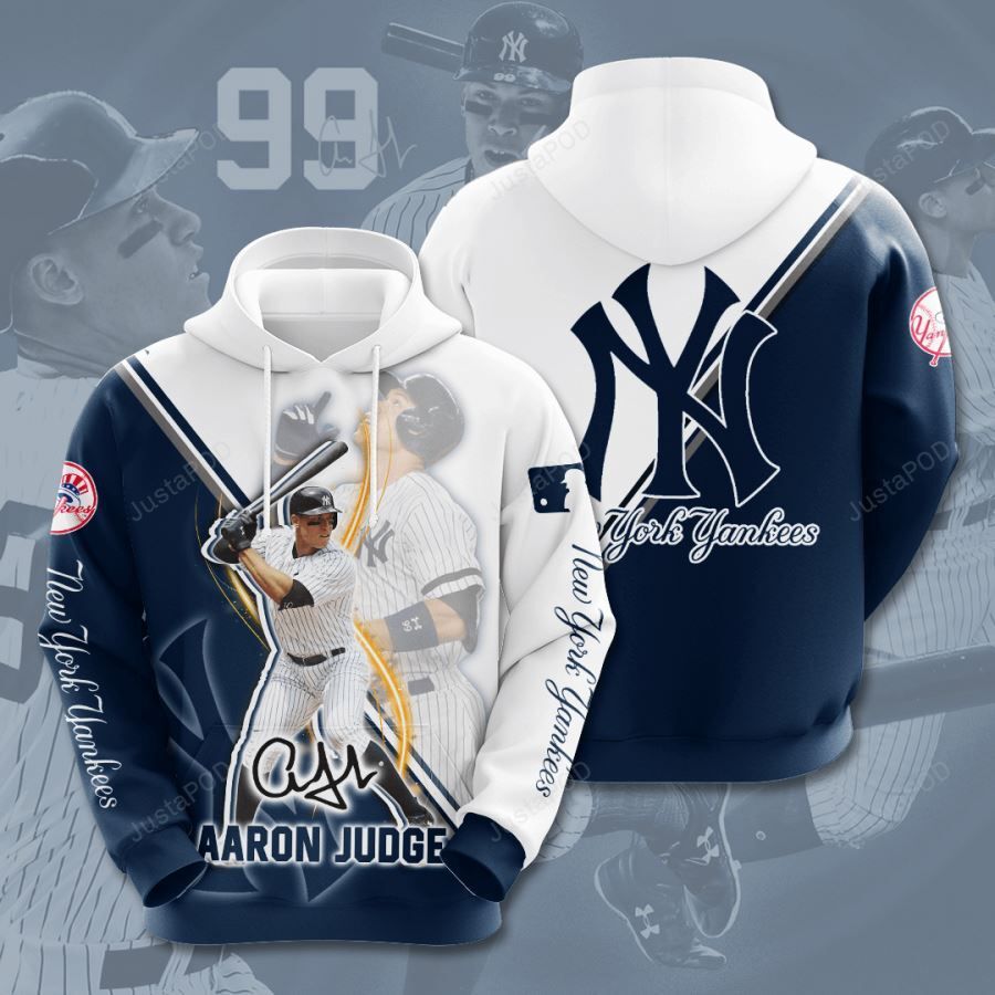 New York Yankees 3d All Over Print Hoodie Zip-up Hoodie-trungten-ymk3x