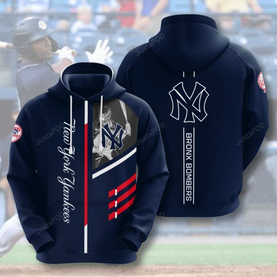 New York Yankees Bronx Bombers 3d All Over Print Hoodie Zip-up Hoodie-trungten-c0mp8