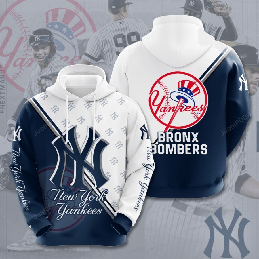 New York Yankees Bronx Bombers 3d All Over Print Hoodie Zip-up Hoodie