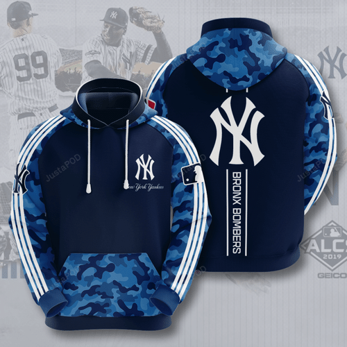 New York Yankees Camo Men And Women 3d Full Printing Hoodie New York Yankees Camo 3d Full Printing Shirt