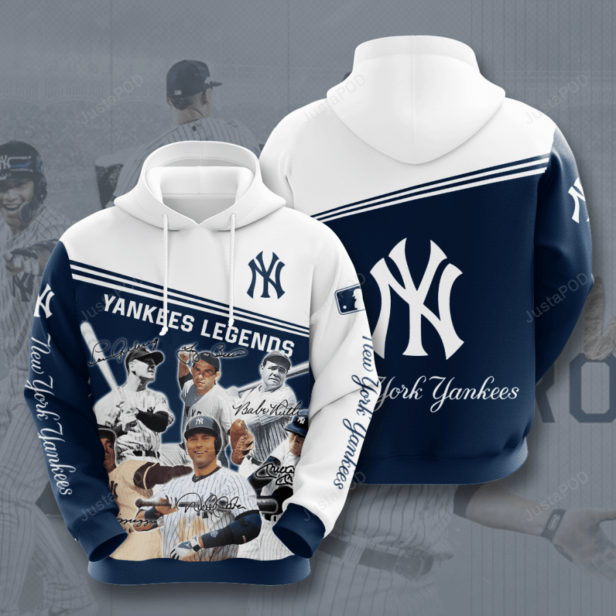 New York Yankees Legends Men And Women 3d Hoodie New York Yankees Legends 3d Shirt