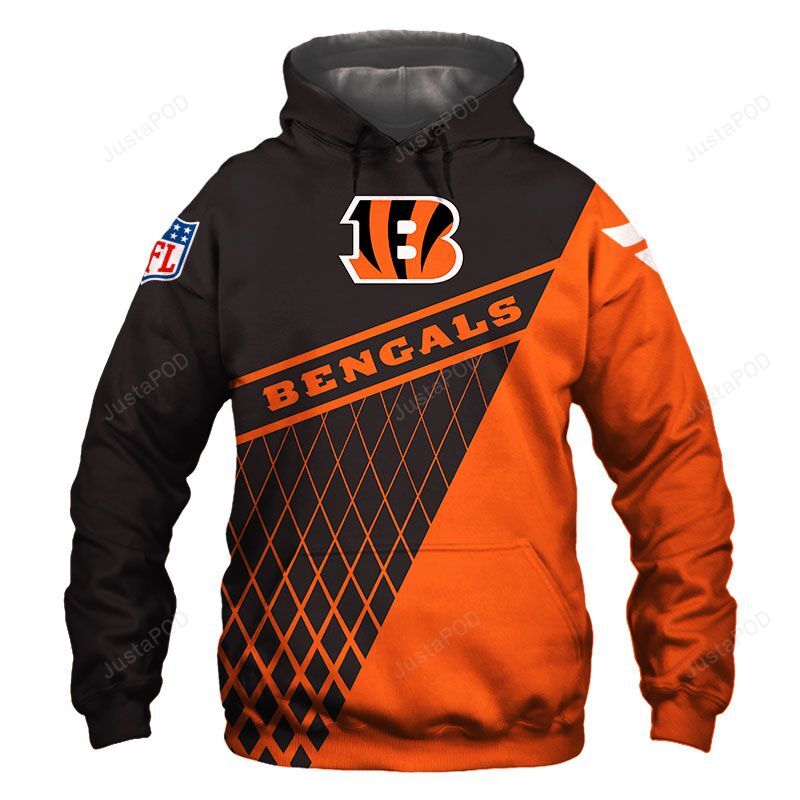 Nfl Cincinnati Bengals Men And Women 3d Hoodie Zip Hoodie Cincinnati Bengals 3d Shirt Official Cincinnati Bengals 3d Shirt For Fans