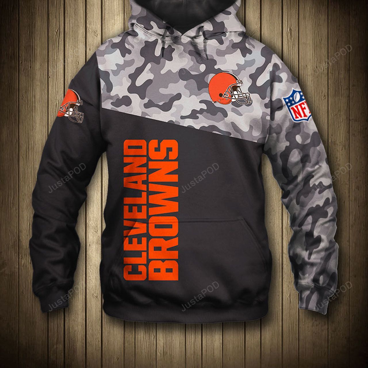 Nfl Cleveland Browns Camo Men And Women 3d Hoodie Zip Hoodie Cleveland Browns 3d Shirt Cleveland Browns All Over Print 3d Hoodie Shirt