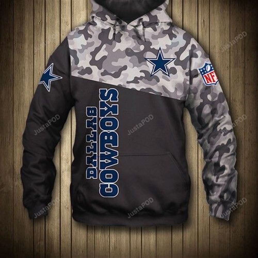 Nfl Dallas Cowboys Camo Men And Women 3d Full Printing Hoodie Zip Hoodie Nfl Dallas Cowboys 3d Full Printing Shirt Dallas Cowboys 3d Hoodie Shirt