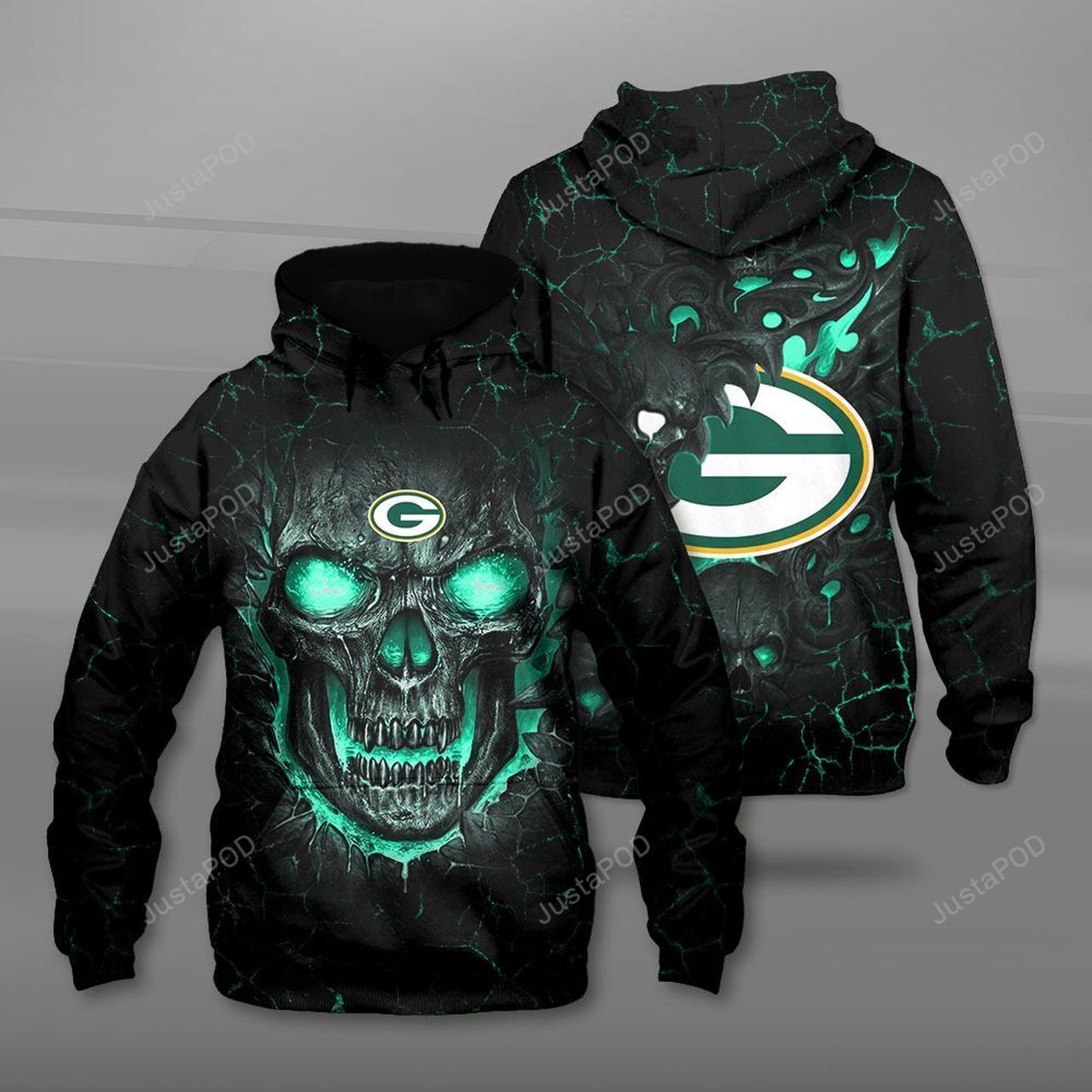 Nfl Green Bay Packers 3d All Over Print Hoodie Zip-up Hoodie