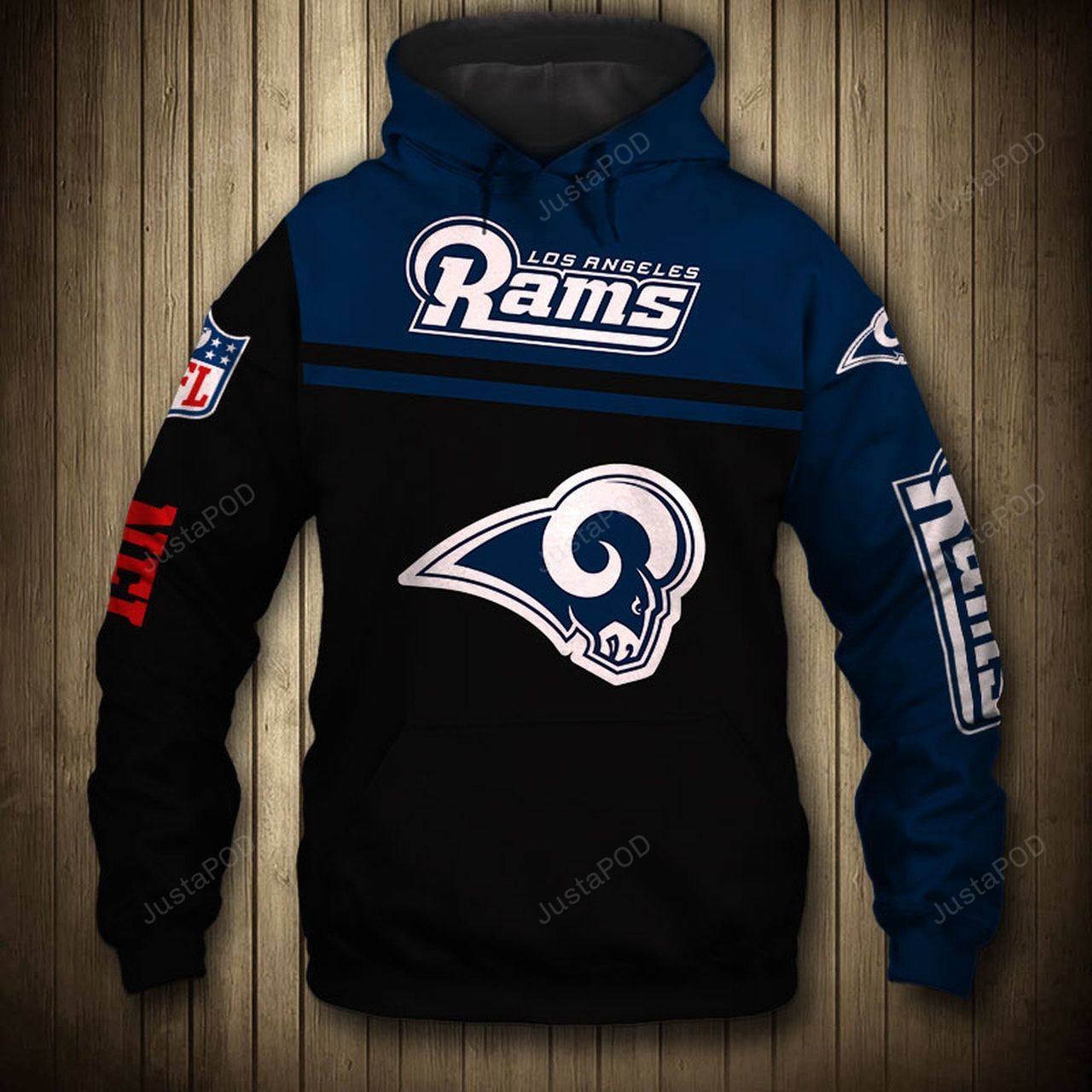 Nfl Los Angeles Rams 3d Hoodie