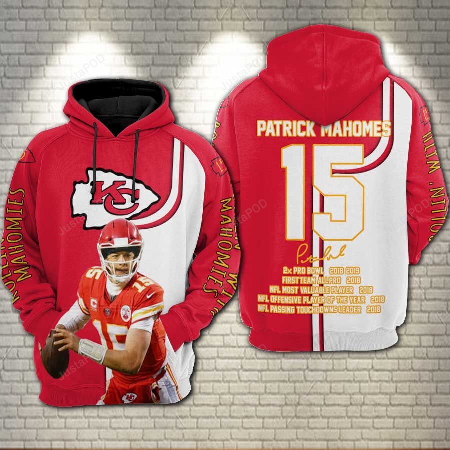 Nfl Patrick Mahomes Kansas City Chiefs Super Bowl Liv 2020 3d Hoodie