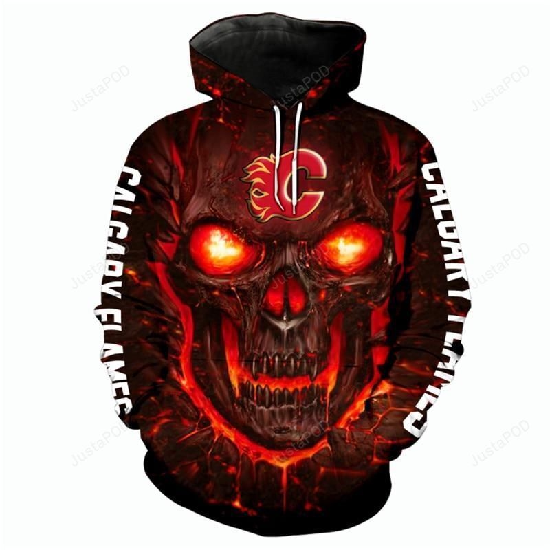 Nhl Calgary Flames 3d Hoodie Style 04