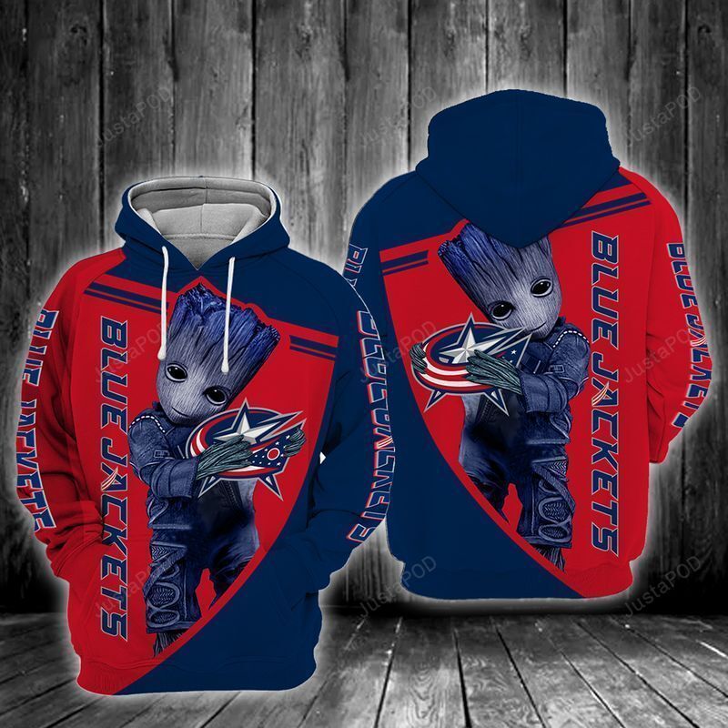 Nhl Columbus Blue Jackets 3d Hoodie Style 06