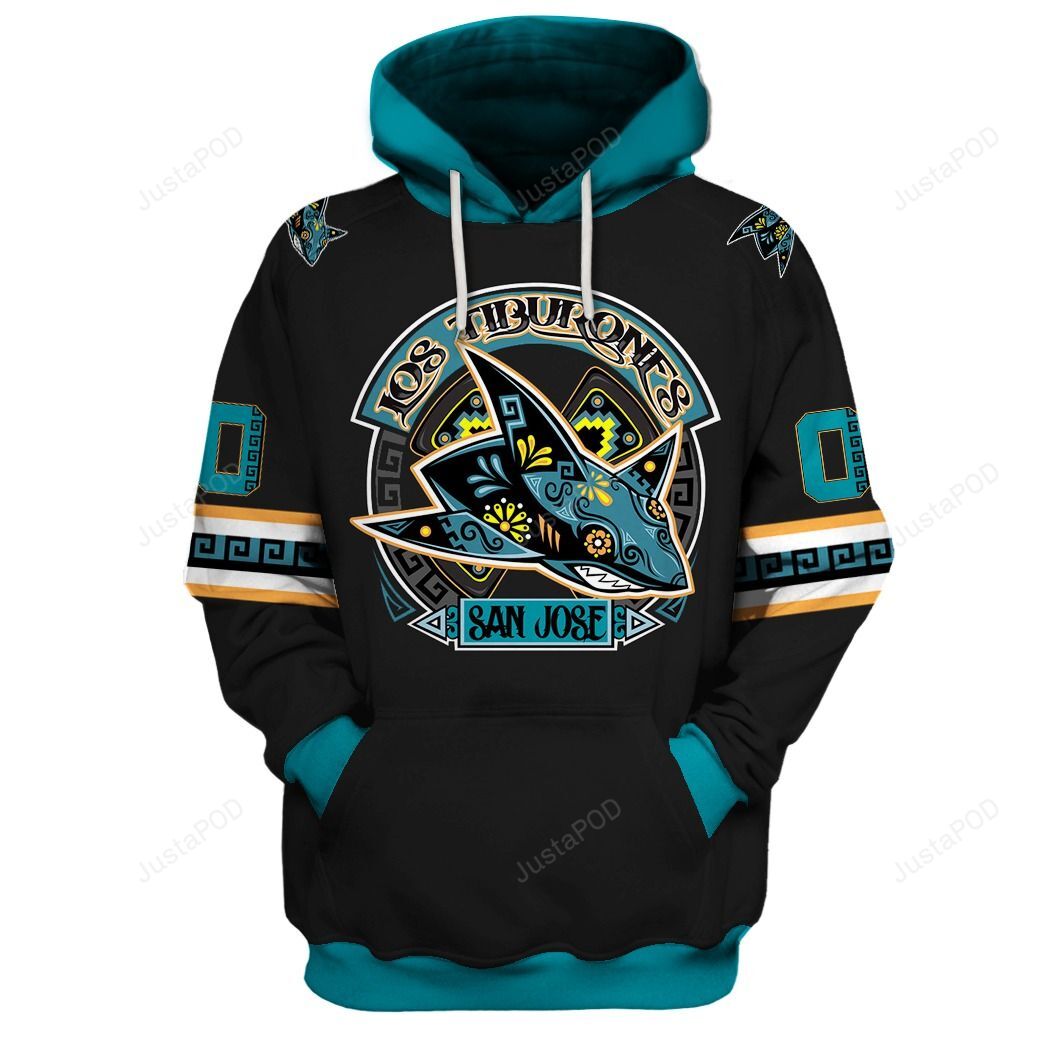 Nhl- San Jose Sharks 3d Hoodie Style 03