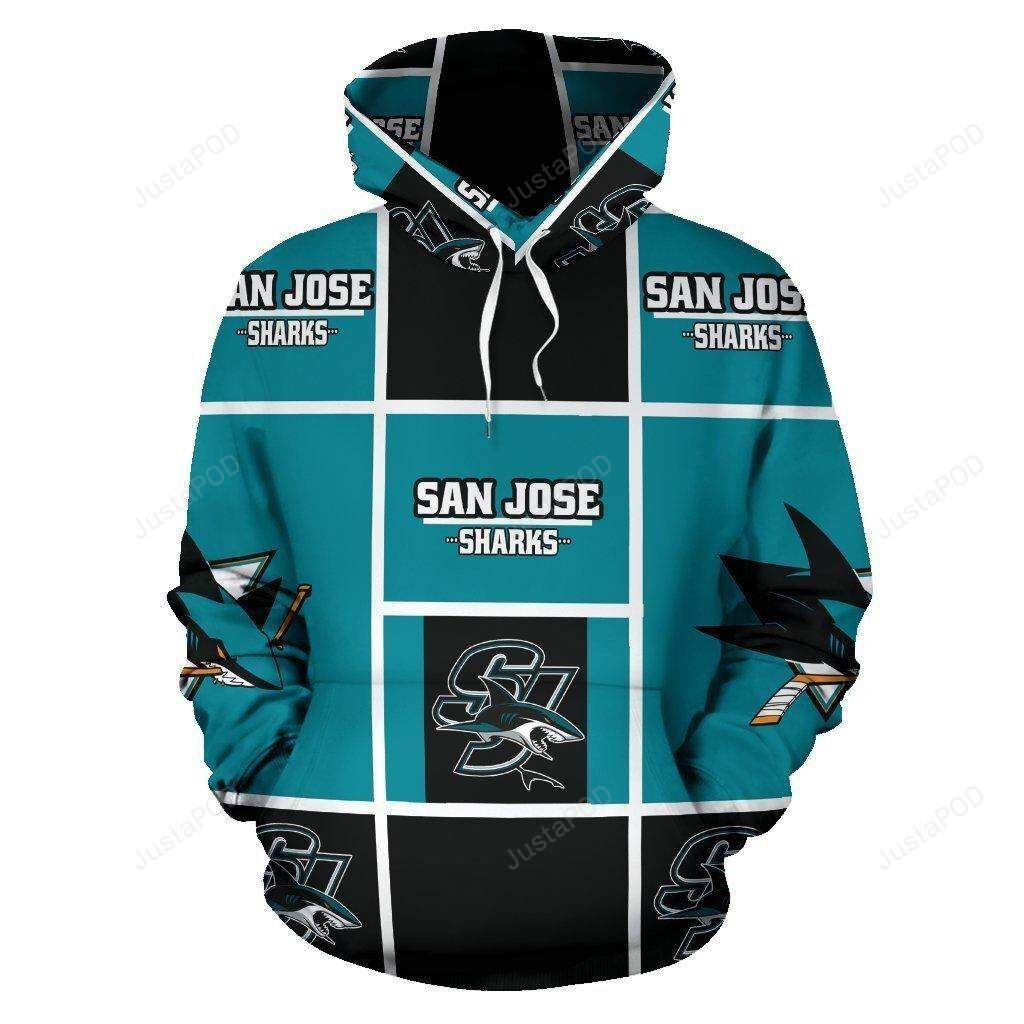 Nhl- San Jose Sharks 3d Hoodie Style 08