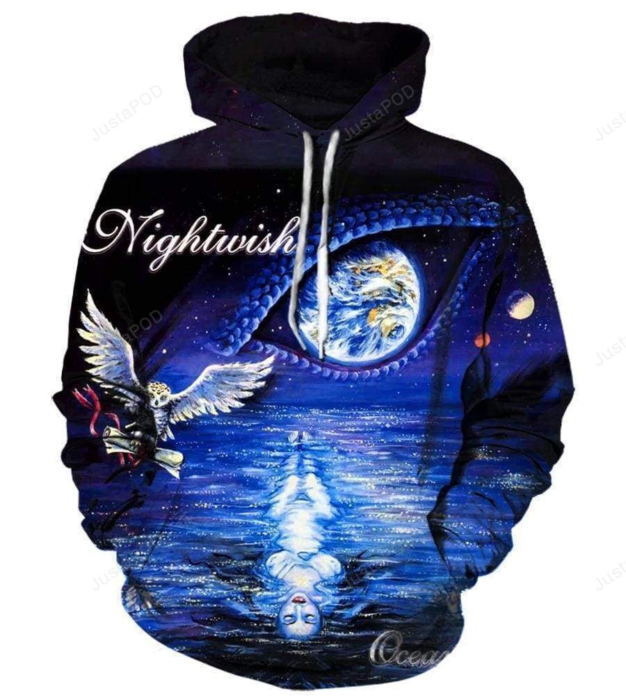 Nightwish Blue 3d Hoodie