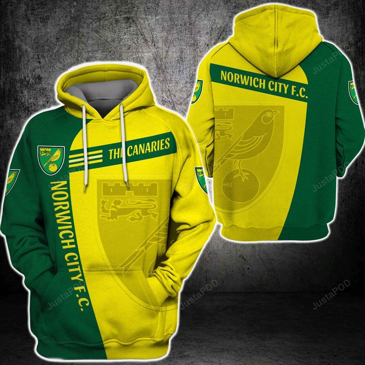 Norwich City Fc 3d All Over Print Hoodie Zip-up Hoodie