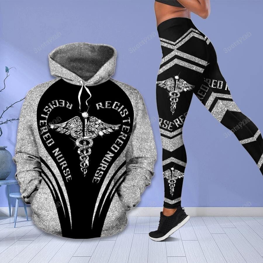 Nurse Registered Hoodie And Legging All Over Printed