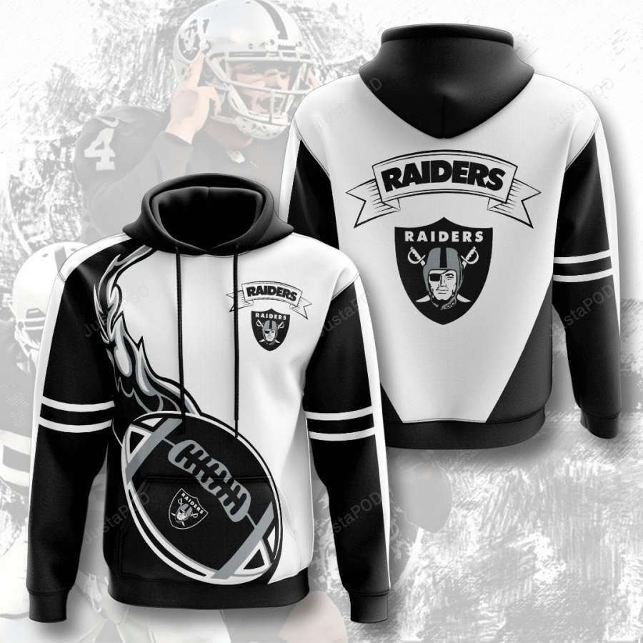 Oakland Raiders 3d All Over Print Hoodie Zip-up Hoodie-trungten-c6jx6