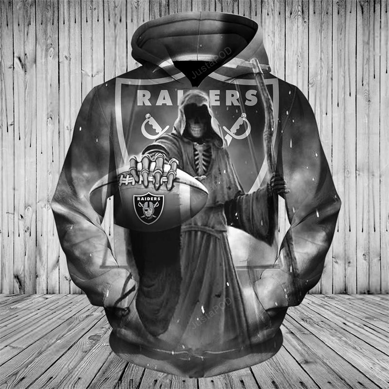 Oakland Raiders 3d Hoodie Style 7