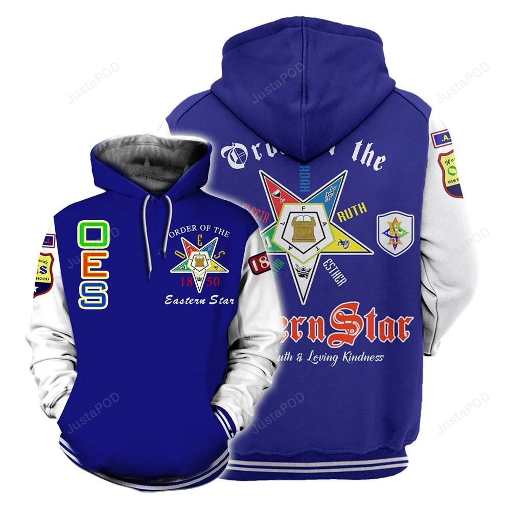 Oes 3d All Over Print Hoodie Zip-up Hoodie