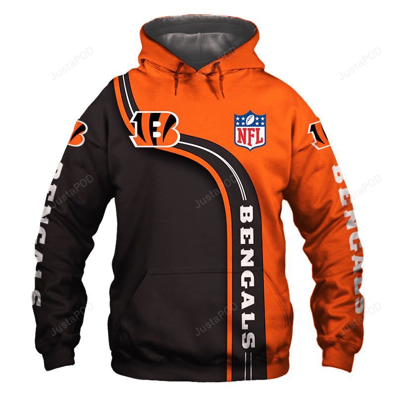 Official Nfl Cincinnati Bengals Men And Women 3d Hoodie Zip Hoodie Cincinnati Bengals 3d Shirt Cincinnati Bengals 3d Shirt For Fans-trungten-lnx0e