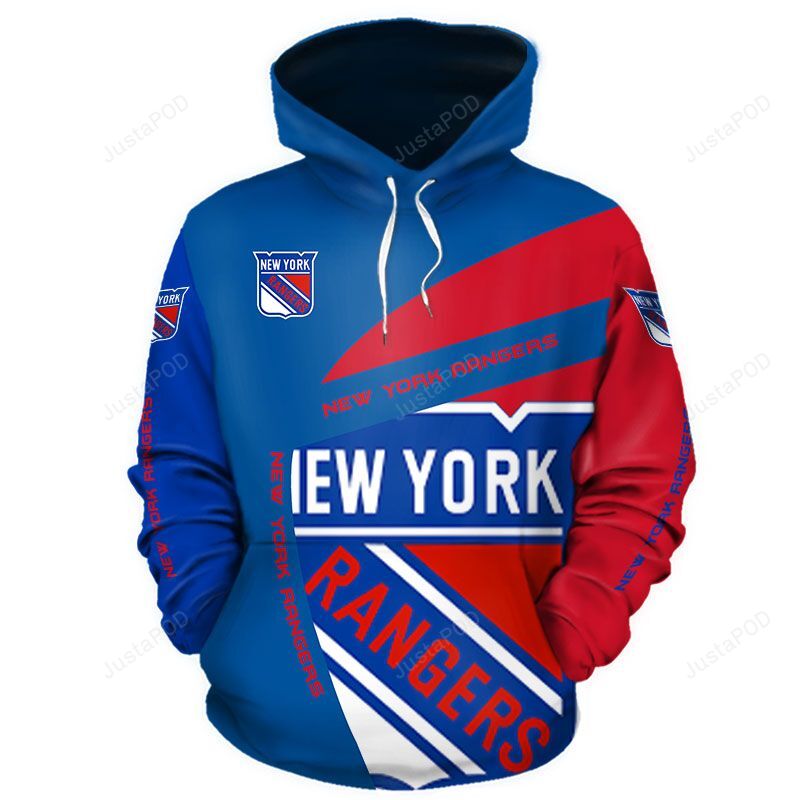 Official Nhl New York Rangers Men And Women 3d Hoodie And Zip Hoodie New York Rangers 3d Shirt For Fans New York Rangers 3d Hoodie Shirt