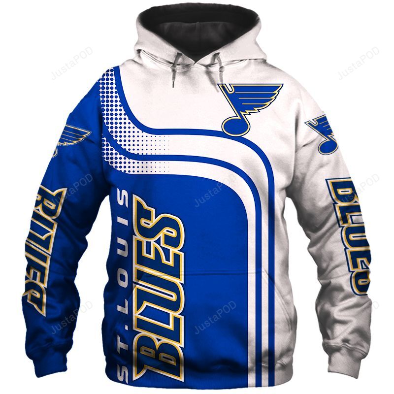 Official Nhl St Louis Blues Men And Women 3d Hoodie And Zip Hoodie St Louis Blues 3d Shirt For Fans St Louis Blues 3d Hoodie Shirt 2020