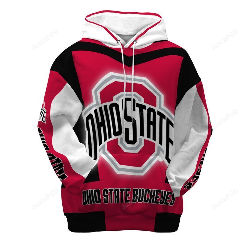 Ohio State Buckeyes Men And Women 3d Hoodie Zip Hoodie Sweatshirt T-shirt-trungten-pmw0s