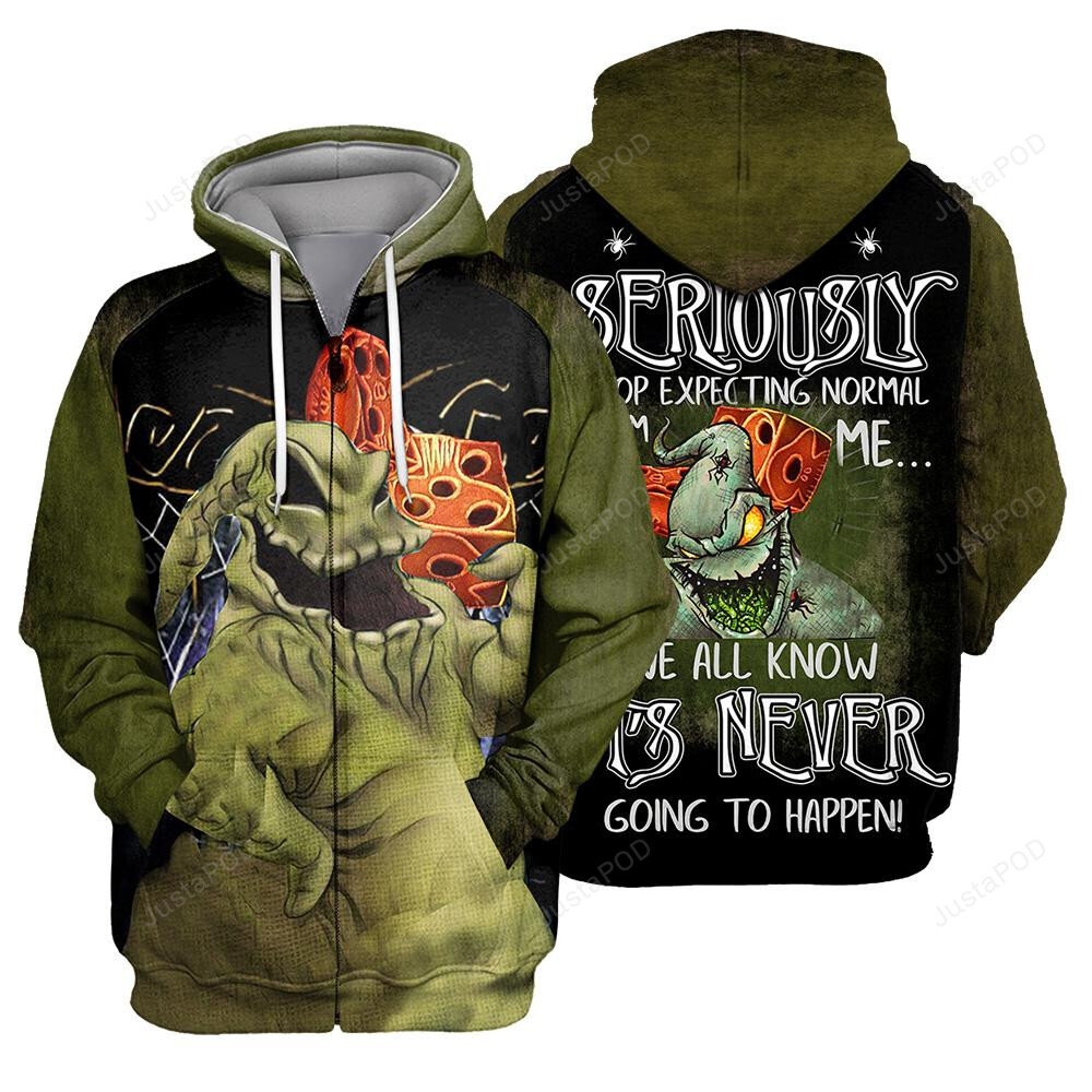 Oogie Boogie People Should Seriously 3d All Over Print Hoodie Zip-up Hoodie