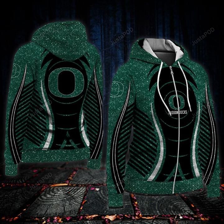 Oregon Ducks 3d All Over Print Hoodie Zip-up Hoodie-trungten-6xb87