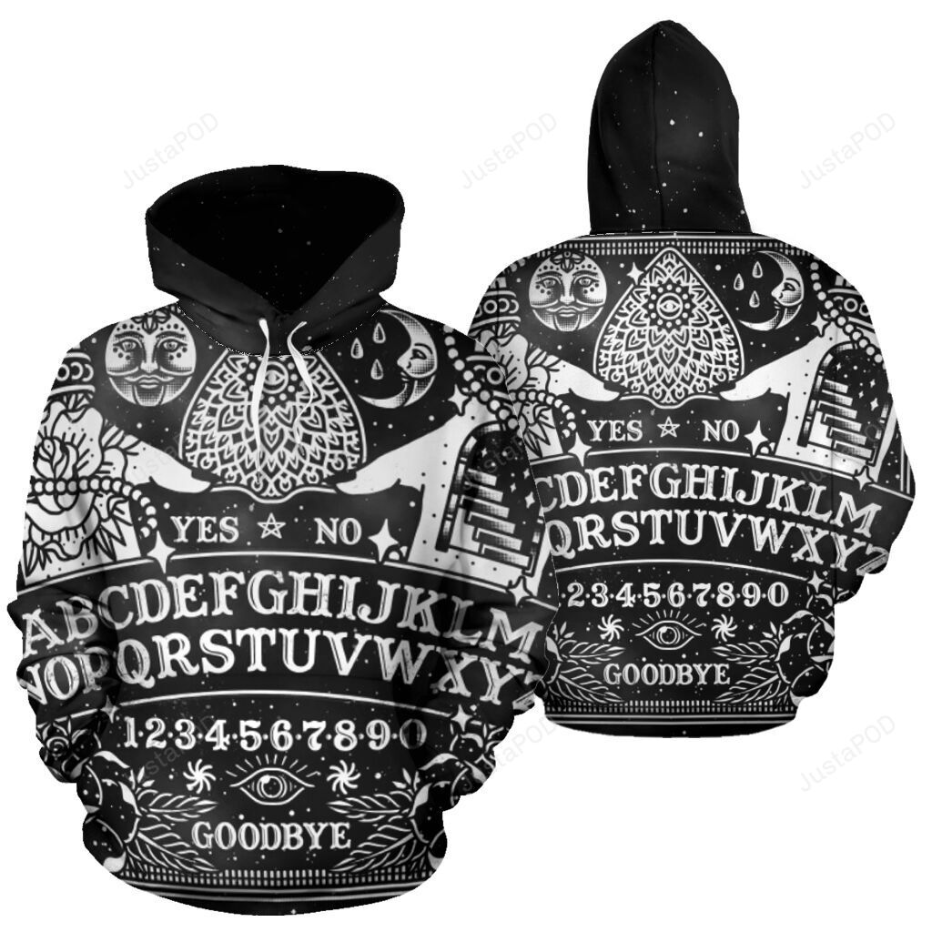 Ouija Board Witch Wicca 3d All Over Print Hoodie Zip-up Hoodie