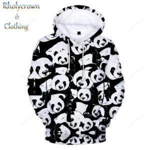 Panda 3d All Over Print Hoodie Zip-up Hoodie-trungten-p4kjp