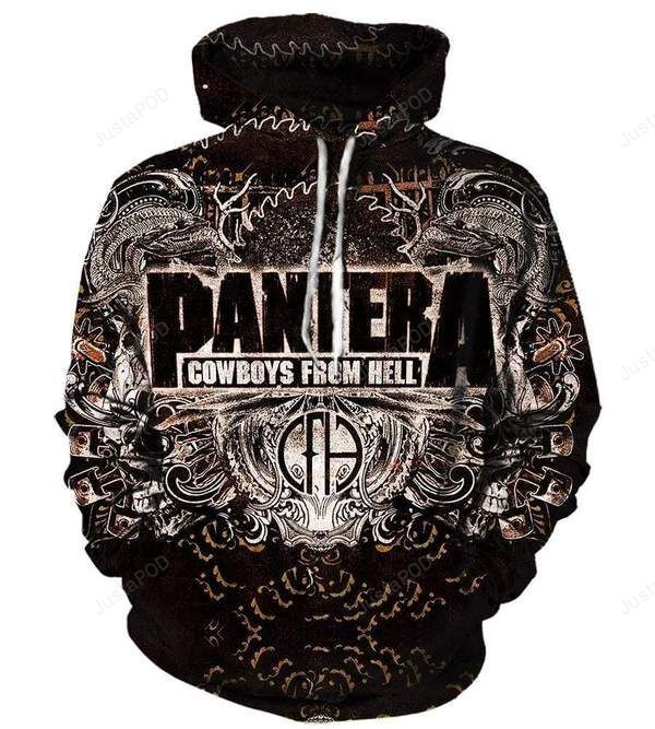 Pantera 3d All Over Print Hoodie Zip-up Hoodie